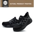thumbnail image 6 of TREADVAULT Men's and Women's Steel Toe Safety Work Sneakers, Kevlar Puncture-Resistant, Anti-Slip, Breathable, Soft Flexible, 6 of 14