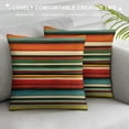 thumbnail image 3 of Chilfamy Mexican Pillow Covers Colorful Rainbow Serape Pillowcases Mexican Decorations for Home Ethnic Cushion Covers White, 3 of 5