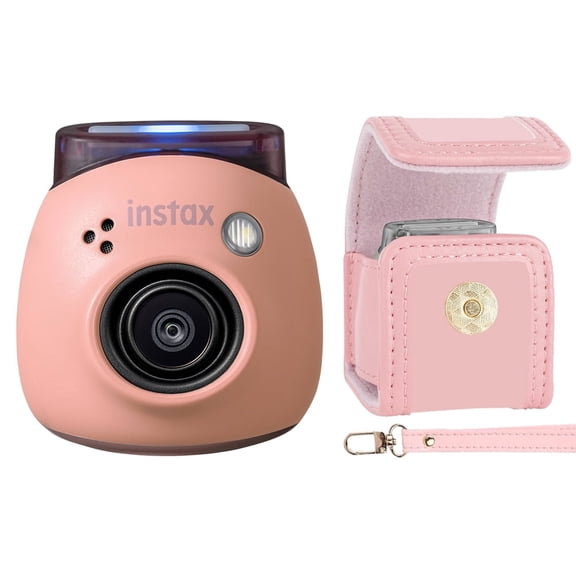 FUJIFILM INSTAX PAL Fuji Digital Camera Powder Pink with Case Essential Kit