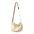 thumbnail image 3 of Bolso de hombro para mujer, bolso de hombro con correa de hombro ajustable, bolso de mano elegante Blanco, 3 of 7