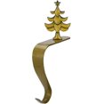 thumbnail image 4 of Paquete de 4 medias navideñas en forma de S Ganchos, ganchos de decoración navideña, ganchos de chimenea navideña - Bronce Pxcl--, 4 of 5