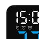 thumbnail image 4 of Reloj despertador digital Relojes digitales Fecha Calendario Mesa Reloj LED Reloj de pared Electrónico Azul, 4 of 9