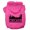Bright Pink, variant on Chicago Skyline Screen Print Pet Hoodies