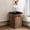 A, variant on WIFKLSIIPG Small Can Retro Can Vintage Wood Grain Small with Swing Lid Rectangular Garbage Reusable Farmhouse Waste for Bedroom Kitchen Bathroom Wooden