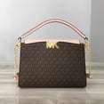 thumbnail image 1 of MK 2116 Karlie Satchel Logo Bolso De Hombro Mujer Crossbody Sling 2 Tamaños, 1 of 4
