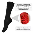 thumbnail image 4 of Calcetín Diabético Grado Médico Unisex Sin Costuras 3 Pzs, 4 of 7