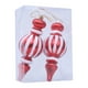 thumbnail image 2 of Adornos navideños, 2 piezas de calabazas pequeñas rojas y blancas para árbol de Navidad, colgante decorativo para eventos navideños, accesorio para decorar., 2 of 9