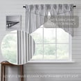thumbnail image 4 of VHC Brands, Sawyer Mill Ticking Stripe Prairie Swag, Black, 36x36x18, Set of 2, 4 of 5