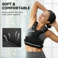 thumbnail image 4 of Adjustable Weighted Vest for Women Men, 4-10lbs/10-18lbs/20-32lbs Body Weight Vest Exercise Set with 6 Ironsand Weights & Reflective Strips for Walking Running Workout Cardio Strength Training, 4 of 8