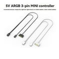 thumbnail image 3 of Computer ARGB Controller PC Case RESET Control to Reset Power Cable 5V 3Pin Lighting B pwm25, 3 of 6