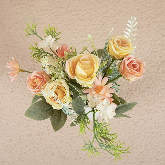 Nilvkv Imitation Flower Home Decoration Wedding Handheld Flower Wall Artificial Flower