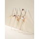 thumbnail image 1 of Wooden Cat Teaser With Feather, Bell, Mice Toy, And String, Color Random, 1 of 5