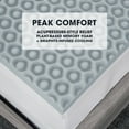 thumbnail image 3 of Dream Serenity Peak Comfort 2 inch Memory Foam Mattress Topper TW, 3 of 9