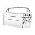 thumbnail image 1 of Stainless Steel Tool Box Multipurpose Solid Carrying Tools Box Portable Tool Box 460mm Three layers, 1 of 9