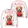 thumbnail image 3 of Happy Valentine's Day Goldendoodle Brings Love Heart All Over Print 3D Sweatshirt Unisex Merch Doodle Dog Lover Gifts Idea - 02028, 3 of 6