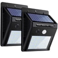 thumbnail image 1 of Paquete de 2 luces solares LED inalámbricas impermeables con sensor de movimiento brillar Electrónica, 1 of 1