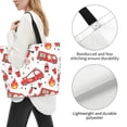 thumbnail image 3 of Kdxio Fire Truck Casual Tote Bags Women Big Capacity Shoulder Bag for Women Travel Shoulder Bags Handbags, 3 of 8