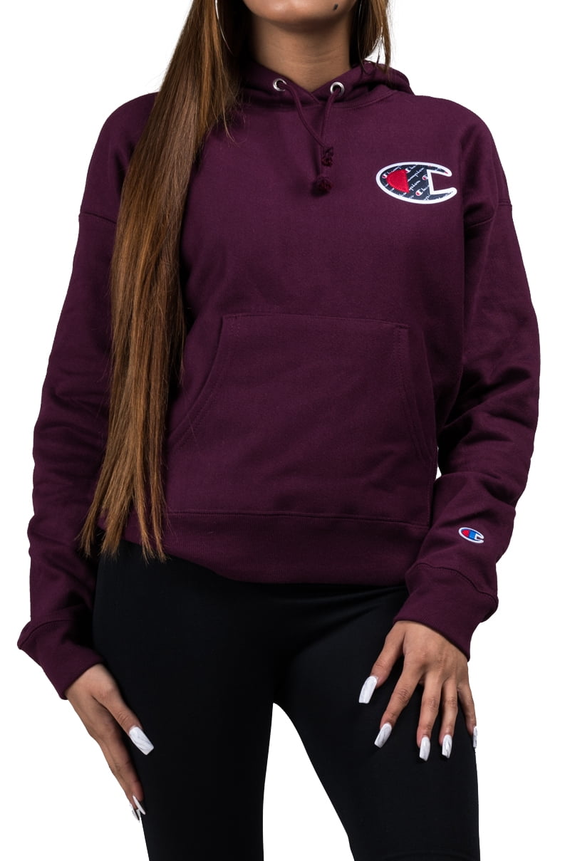 dark berry champion hoodie