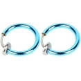 thumbnail image 2 of Jiaroswwei 2 Pcs Fake Clip on Spring Nose Septum Ring Earring Non Piercing Unisex Jewelry, 2 of 7