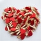 thumbnail image 5 of 100X un Corazón Amor Ropa de Madera Papel Fotográfico Clavija Mini Pinza para Ropa Clips para Postales Decoración de Boda en Casa Papelería, 5 of 5