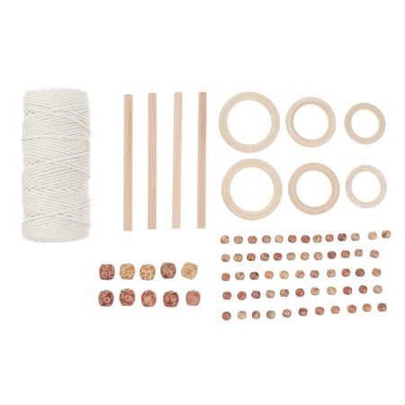 

1 Set Durable DIY Flower Pot Holder Kit DIY Hemp Rope Kit Tapestry Making Kit