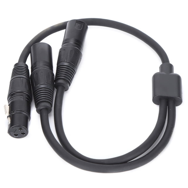 Cable XLR Hembra A Macho, Cables XLR Tipo Y Profesional De 19,6 Pulgadas Para Mesas De Mezcla Para Soportes De Conexión