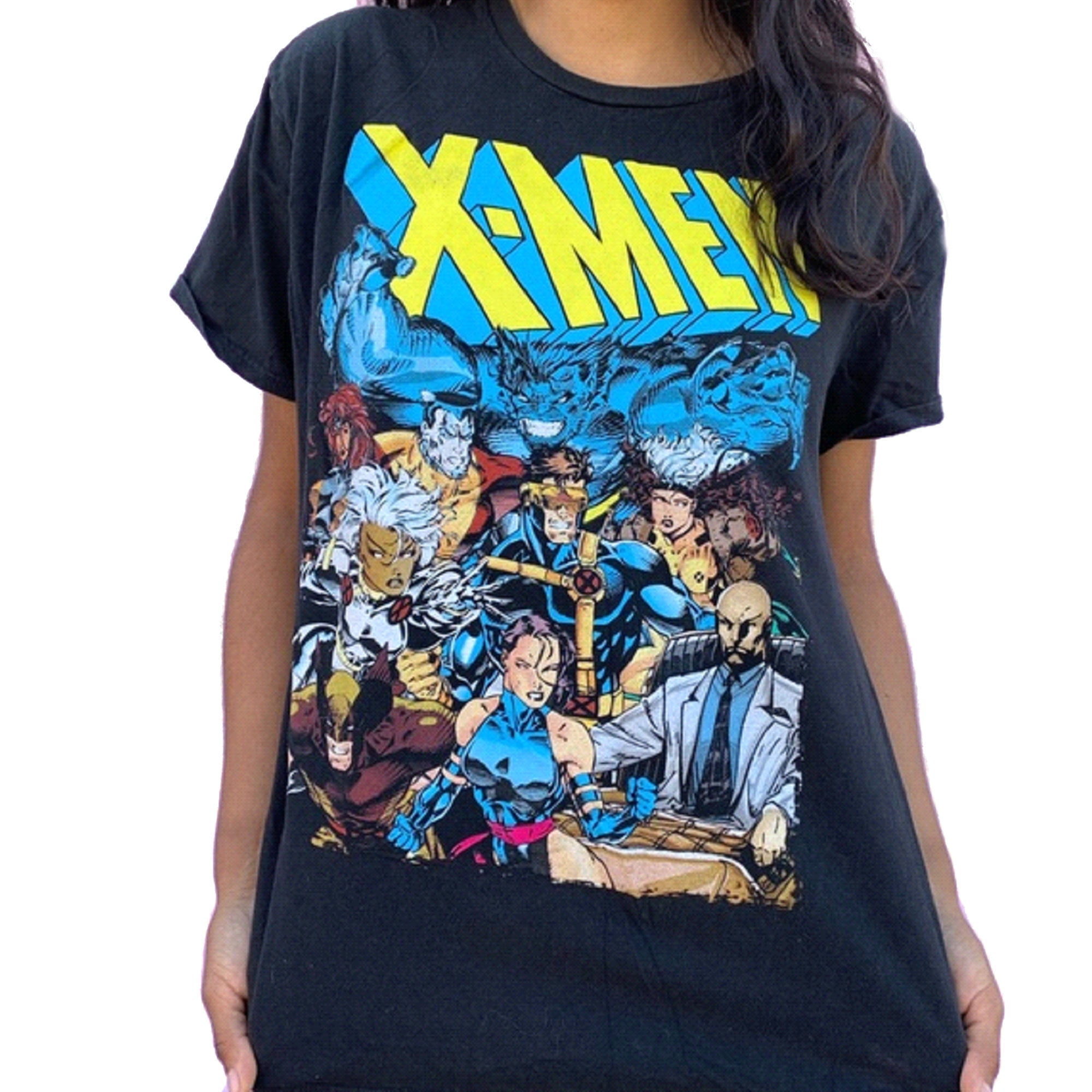 Marvel XMen Character Men's Black TShirt (XL)