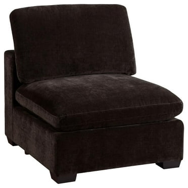 Lakeview Upholstered Corner Chair Dark Chocolate