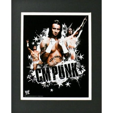 WWE CM Punk Matted Photo (Cm Punk Best Photos)