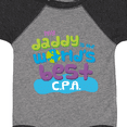 thumbnail image 4 of Inktastic Accountant Dad Best CPA Boys or Girls Baby Bodysuit, 4 of 5