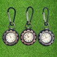 thumbnail image 2 of Grofry Digital Carabiner Watch Anti-oxidation Shock Resistance Vintage Climbing Hiking Clip on Quartz Watch for Outdoor White, 2 of 8