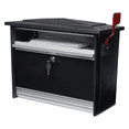 thumbnail image 5 of Gibraltar Mailboxes MSK00000 Mailsafe Heavy Locking Wall Mount Mailbox, Black, 5 of 8