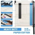 thumbnail image 3 of Paper Cutter A4 Paper Trimmer 12” Cut Length 12 Sheet Capacity for Home & Office, 3 of 9
