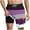 ☪265-Purple, variant on Summer Swim Trunks for Men Stripe Coconut Tree Printing Drawstring Bathing Lining Suit Swimsuits Beach Shorts with Pockets