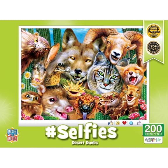MasterPieces 200 Piece Jigsaw Puzzle for Kids - Desert Dudes - 14"x19"