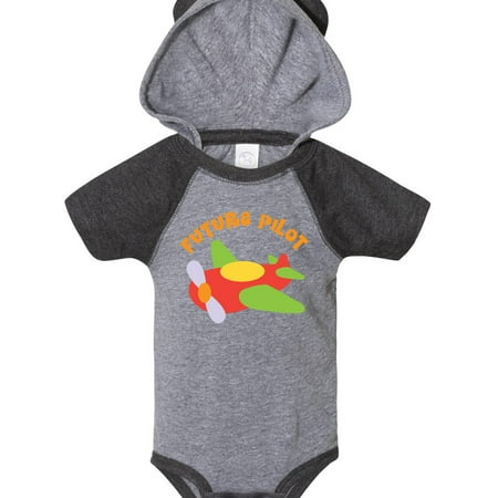 

Inktastic Future Pilot Airplane Gift Baby Boy or Baby Girl Bodysuit
