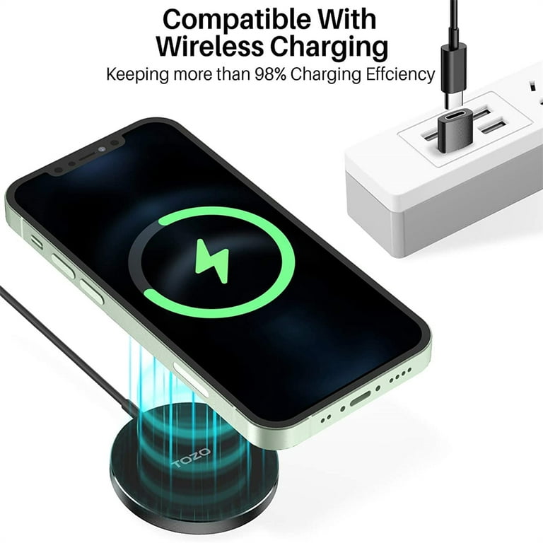 ALTI Wireless Charging Desk Mat Works with iPhone 12/13/14/15