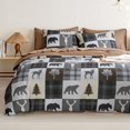 thumbnail image 1 of Set de edredón Wake In Cloud Rustic Cabin Christmas King, 1 of 7
