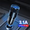 thumbnail image 4 of 15W USB + PD Car Charger Metal Aluminum Alloy Car Charger 3.1a Mobile Phone Car Charger, 4 of 6