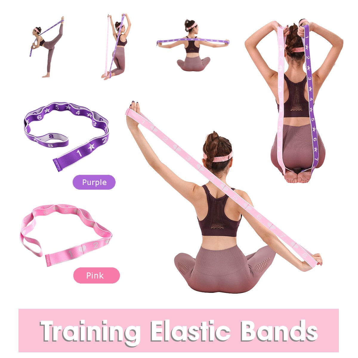 yoga with elastic bands