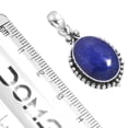 thumbnail image 2 of Natural Lapis Pendant 925 Sterling Silver Handmade Jewelry, 2 of 4