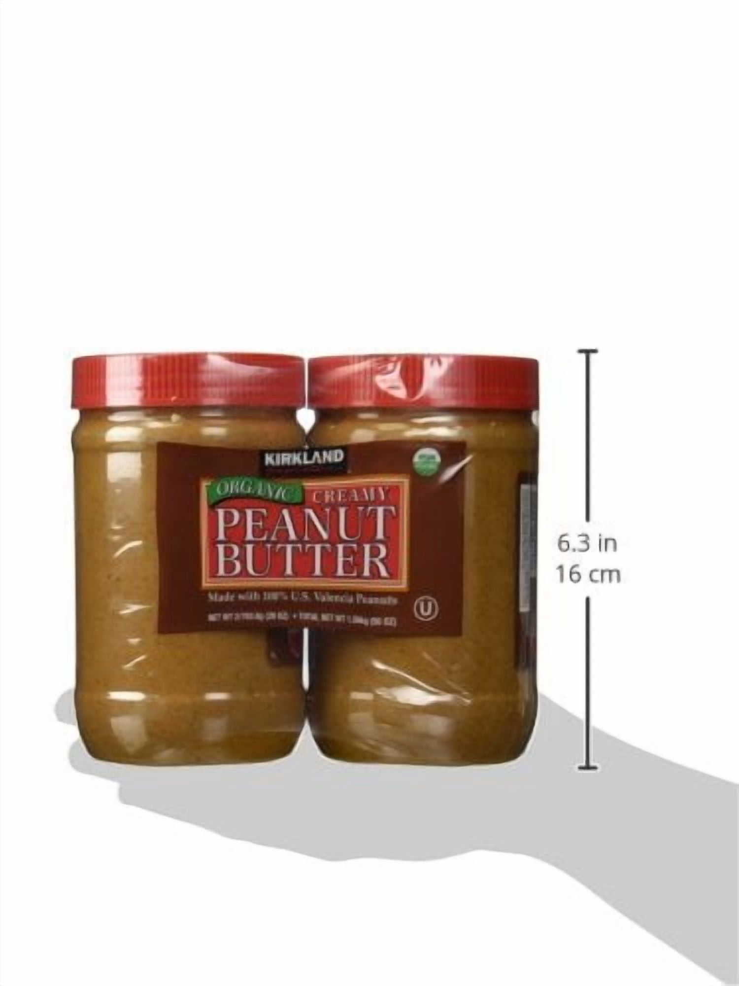 Kirkland Signature Organic Peanut Butter 2Count, 28 Oz