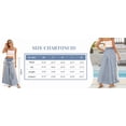 thumbnail image 5 of PUWEI Women's Casual Striped Wide Leg Pants Loose Fit Elastic Waist Lounge Pants Palazzo Trousers, 5 of 7