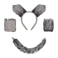 thumbnail image 1 of Conjunto de disfraz , accesorios bonitos para cosplay, espectáculos de carnaval, niños y niñas. Sin falda, 1 of 8