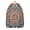 Traditional Trib, variant on Boho Folk Ethnic Mandala Canvas School Backpack, Abstract Sacred Meditation Daypack with Artistic Cultural Ornament Pattern