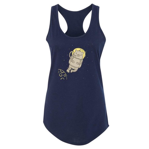 Astronaut Bear Racerback Tank Women -Image by Shutterstock, Female Medium