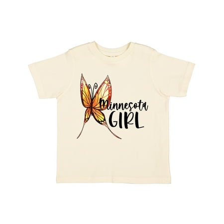 

Inktastic Minnesota Girl- Butterfly Gift Toddler Toddler Girl T-Shirt