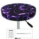 thumbnail image 4 of Balery Galaxy Lightning Fundas de asiento para taburete de bar redondo de tela de terciopelo ajustables que protegen de arañazos y manchas para sillas de 14 a 17 pulgadas.-12 inch, 4 of 7