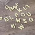 thumbnail image 3 of FRCOLOR 200Pcs Acrylic Letters Alphabet Beads Resin Pendants for DIY Bracelets Key Chains Yellow, 3 of 8
