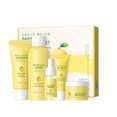 thumbnail image 2 of Xihbxyly Ofertas del Prime Day Kit hidratante Yuzu de 5 piezas, limpiador, tónico, suero, crema para ojos, crema de día y noche, hidratante, iluminador, apto para todo tipo de pieles, 117 ml, 2 of 6